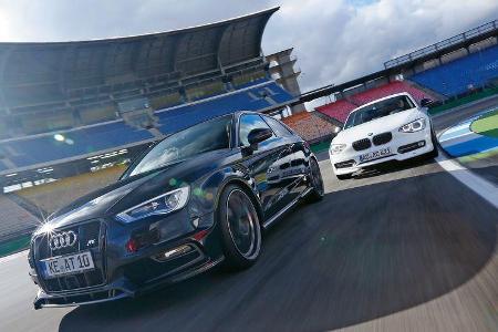 Abt- Audi A3 2.0 TDI, AC Schnitzer-BMW 118d, Frontansicht