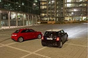 Audi A1 und Mini Cooper S
