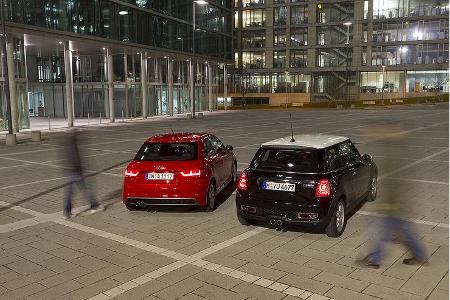 Audi A1, Mini Cooper S