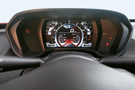 Alfa Romeo 4C, Instrumente