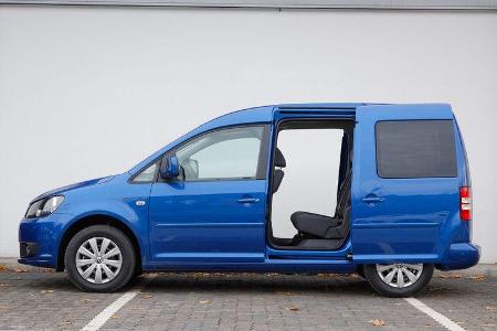VW Caddy, Seitenansicht, Schiebetür