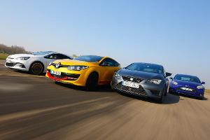 Seat Leon Cupra vs. Focus ST, Astra OPC, Mégane RS