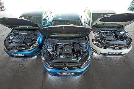 VW Golf 1.0 TSI Bluemotion, 1.2 TSI, 1.6 TDI, Motoren