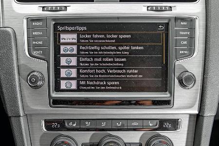 VW Golf 1.0 TSI Bluemotion, Display, Infotainment