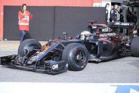 Fernando Alonso - McLaren - Formel 1-Test - Barcelona - 3. Mrz 2016