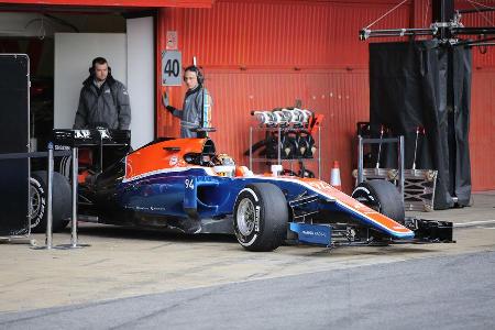 Pascal Wehrlein - Manor - Formel 1-Test - Barcelona - 3. Mrz 2016