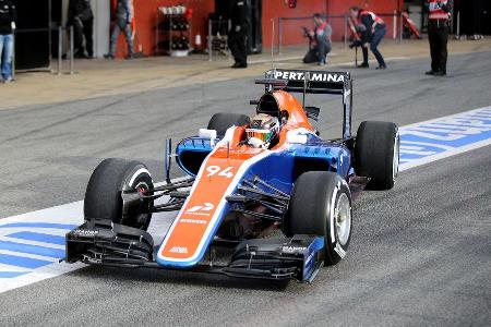 Pascal Wehrlein - Manor - Formel 1-Test - Barcelona - 3. Mrz 2016