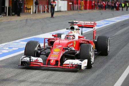 Kimi Riknen - Ferrari - Formel 1-Test - Barcelona - 3. Mrz 2016