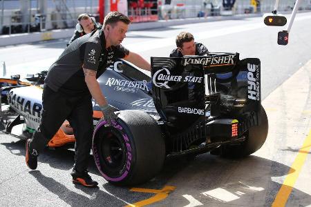 Nico Hlkenberg - Force India - Formel 1-Test - Barcelona - 3. Mrz 2016