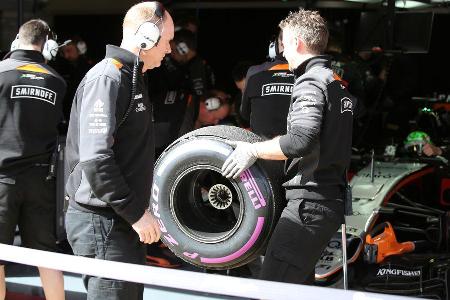 Force India - Formel 1-Test - Barcelona - 3. Mrz 2016