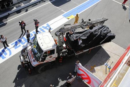 Romain Grosjean - HaasF1 - Formel 1-Test - Barcelona - 3. Mrz 2016