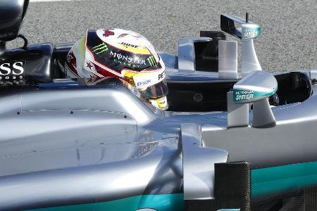 Lewis Hamilton - Mercedes - Formel 1-Test - Barcelona - 3. Mrz 2016