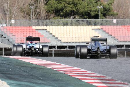 Massa & Hamilton - Williams & Mercedes - Formel 1-Test - Barcelona - 3. Mrz 2016
