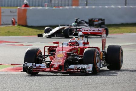 Kimi Rikknen - Ferrari - Formel 1-Test - Barcelona - 3. Mrz 2016