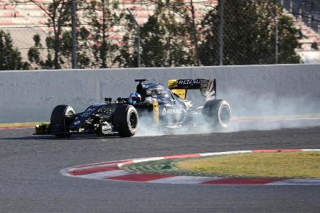 Jolyon Palmer - Renault F1 - Formel 1-Test - Barcelona - 3. Mrz 2016