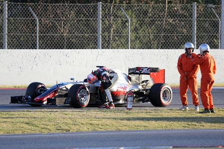 Romain Grosjean - Haas F1 - Formel 1-Test - Barcelona - 3. Mrz 2016