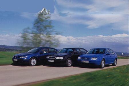 Seat Toledo 1.9 TDI, Skoda Octavia 1.9 TDI, VW Bora 1.9 TDI