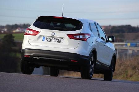 Nissan Qashqai, Heckansicht
