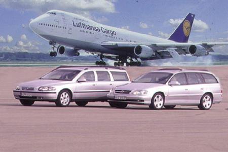 Doppeltest Opel Omega Caravan 3.0 V6 gegen Volvo V70 2.4 T