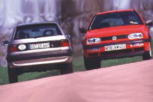 Doppeltest Opel Astra 1.6 16 V gegen VW Golf&nbsp;1.6