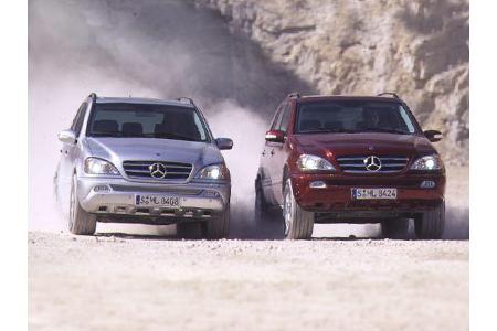 Doppeltest Mercedes ML 400 CDI gegen Mercedes ML 500 Doppeltest Mercedes ML 400 CDI gegen Mercedes ML 500
