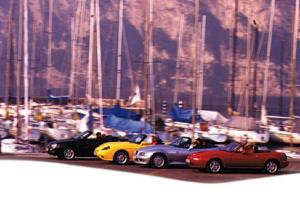 BMW Z3 1.8, Fiat Barchetta 1.8 16V, Mazda MX-5 1.9, MG TF&nbsp;1.8