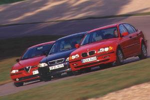 BMW 318i, Honda Accord 1.8i, Alfa Romeo 156 1.8 TS