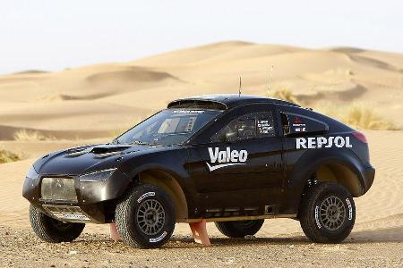 In Marokko arbeiten die Japaner an der richtigen Abstimmung für die kommenden Langstrecken-Rallyes.