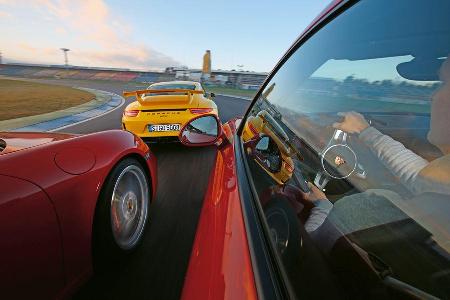Porsche 911 Carrera S, 911 Carerra GTS, 911 GT3, Fahrt