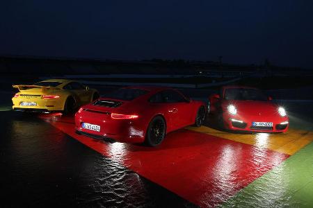 Porsche 911 Carrera S, 911 Carerra GTS, 911 GT3, Lichter