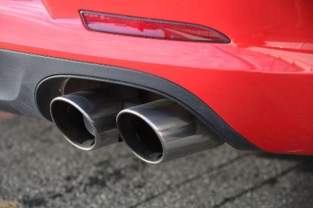Porsche 911 Carrera S, Endrohre