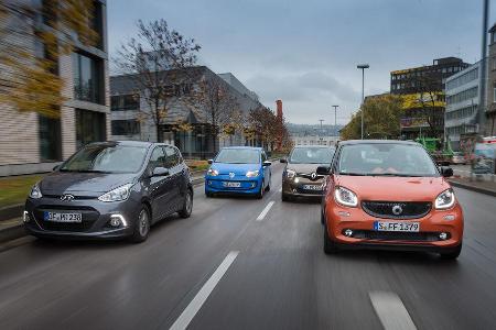 Hyundai i10, Renault Twingo, Smart Forfour, VW Up Hyundai i10, Renault Twingo, Smart Forfour, VW Up
