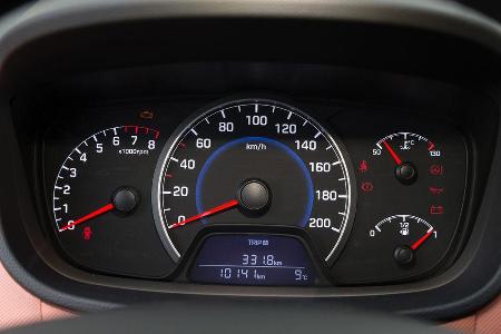 Hyundai i10 1.2, Rundinstrumente