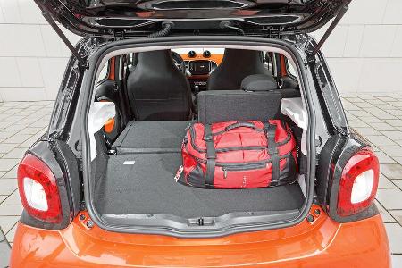 Smart Forfour 0.9, Kofferraum
