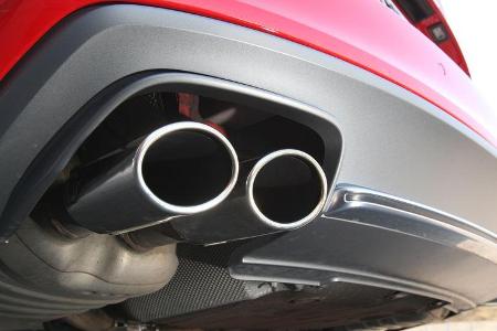 Audi S4 3.0 TFSI, Auspuff, Endrohre