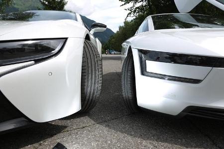 BMW i8, VW XL1, Frontscheinwerfer