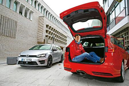 Ford Focus ST Turnier, Seat Leon St Cupra 280, Skoda Octavia RS 230 Combi, VW Golf R Variant