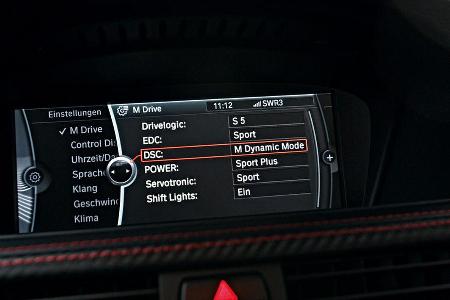 BMW M3 Coup, Infotainment-Display