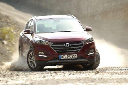 Hyundai Tucson 2.0 CRDi 4WD, Frontansicht