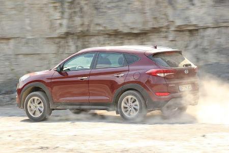 Hyundai Tucson 2.0 CRDi 4WD, Seitenansicht