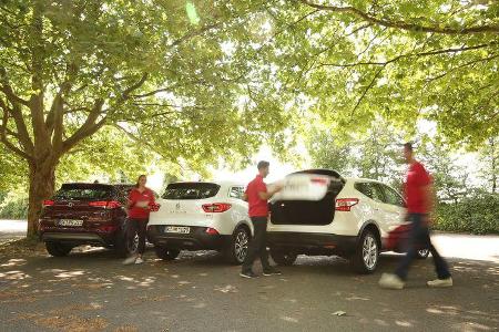 Nissan Qashqai 1.6 DCi 4X4, Hyundai Tucson 2.0 CRDi 4WD, Renault Kadjar DCi 130 4X4