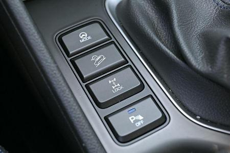 Hyundai Tucson 2.0 CRDi 4WD, Bedienelemente