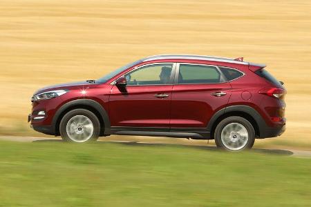 Hyundai Tucson 2.0 CRDi 4WD, Seitenansicht