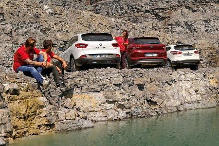 Nissan Qashqai 1.6 DCi 4X4, Hyundai Tucson 2.0 CRDi 4WD, Renault Kadjar DCi 130 4X4