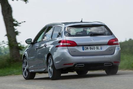 Peugeot 308 SW GT HDi 180, Heckansicht