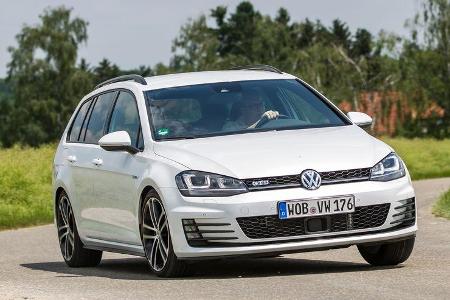 VW Golf Variant GTD, Frontansicht