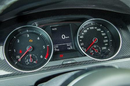 VW Golf Variant GTD, Anzeigeinstrumente