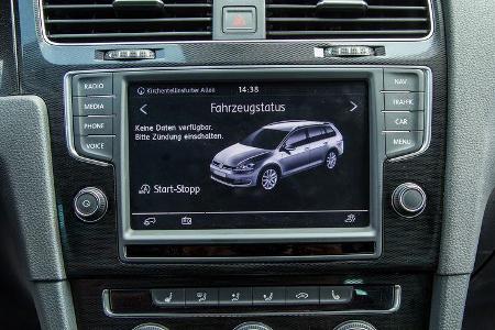 VW Golf Variant GTD, Infotainment, Monitor