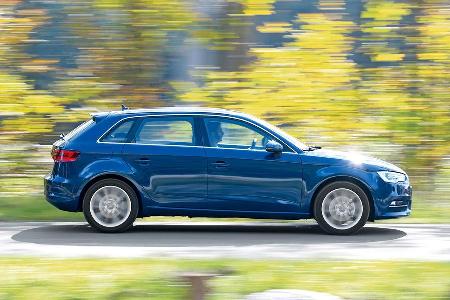 Audi A3 Sportback 1.4 TFSI, Seitenansicht