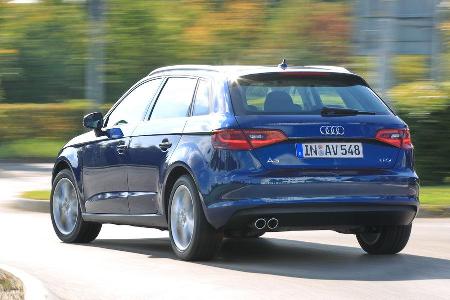 Audi A3 Sportback 1.4 TFSI, Heckansicht